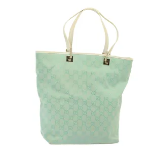 GUCCI GG Canvas Shoulder Bag Light Blue 002 1098  79099
