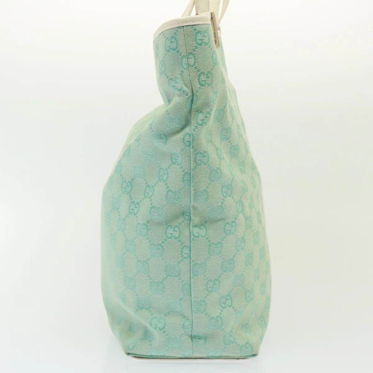 GUCCI GG Canvas Shoulder Bag Light Blue 002 1098  79099