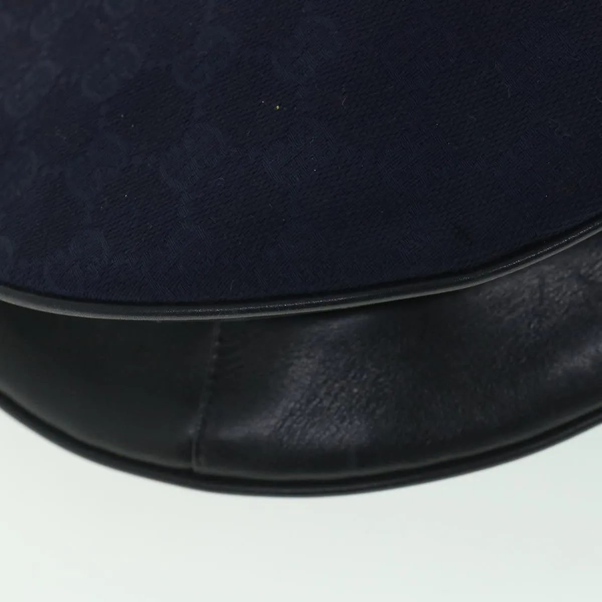 GUCCI GG Canvas Shoulder Bag Navy  56776