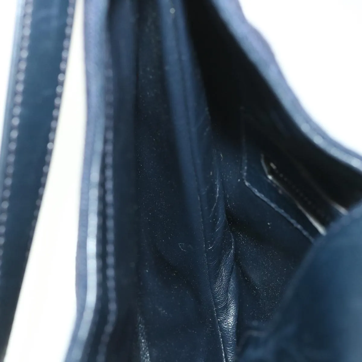GUCCI GG Canvas Shoulder Bag Navy  56776