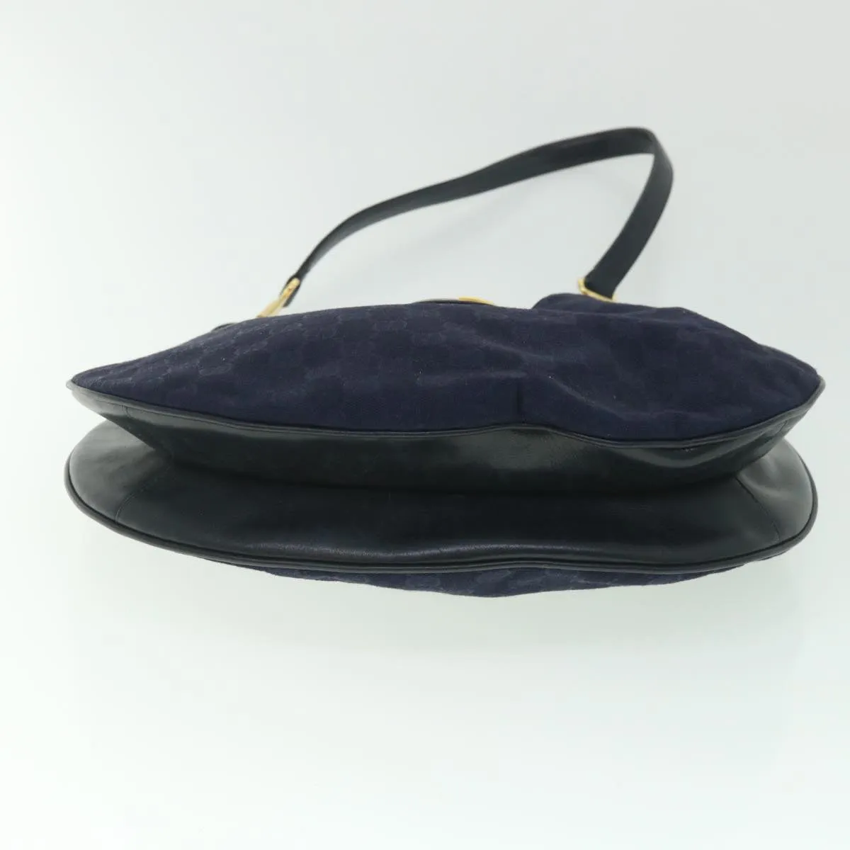 GUCCI GG Canvas Shoulder Bag Navy  56776