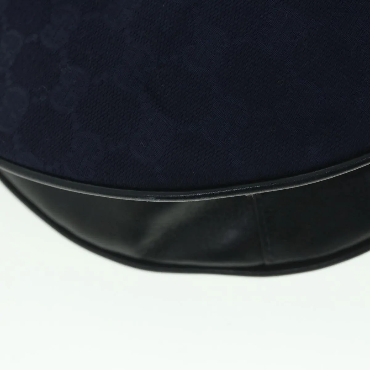 GUCCI GG Canvas Shoulder Bag Navy  56776