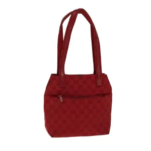 Gucci Gg Canvas Shoulder Bag Red
