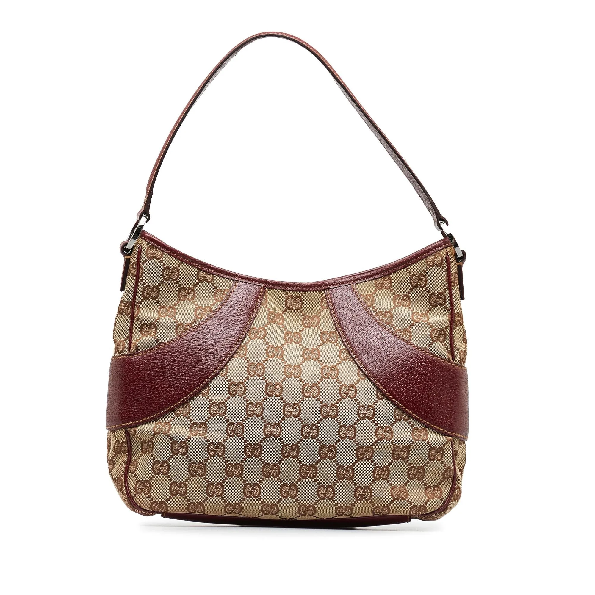 Gucci GG Canvas Shoulder Bag (SHG-8KB6EK)