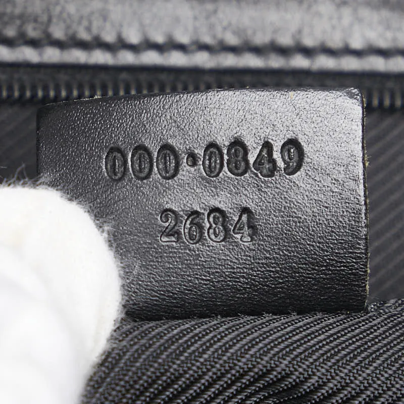 Gucci GG Canvas Tote Shoulder Bag Black