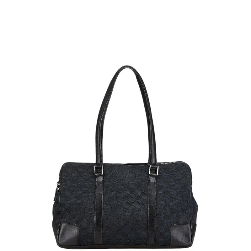 Gucci GG Canvas Tote Shoulder Bag Black