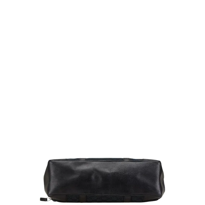 Gucci GG Canvas Tote Shoulder Bag Black
