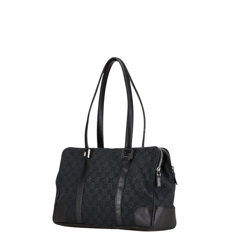 Gucci GG Canvas Tote Shoulder Bag Black