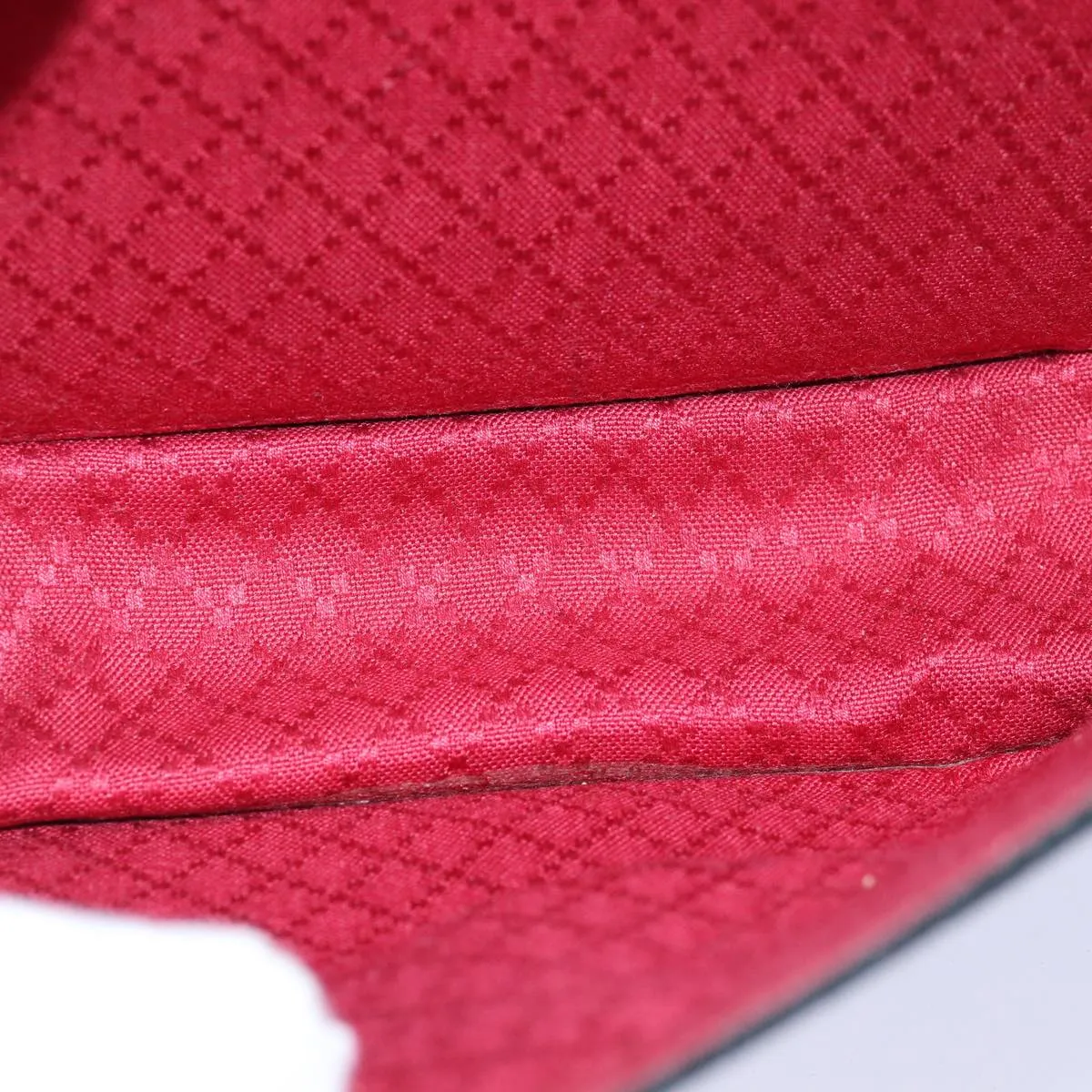 GUCCI GG Canvas Web Sherry Line Shoulder Bag Black Red Green  13149