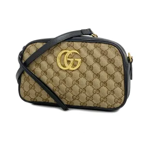 Gucci Gg Marmont  Canvas Shoulder Bag ()
