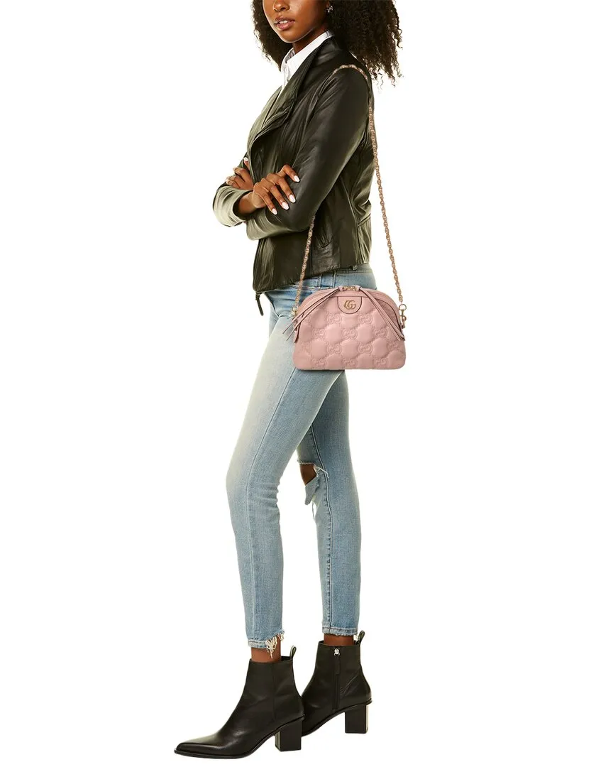 Gucci GG Matelasse Small Leather Shoulder Bag