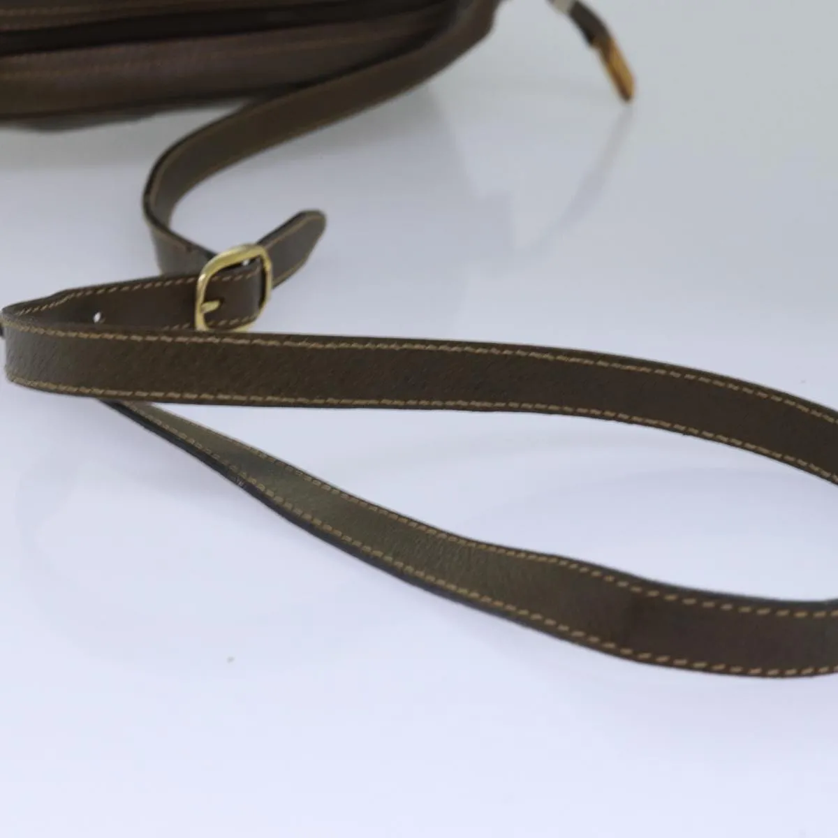 GUCCI GG Plus Supreme Shoulder Bag PVC Leather Beige  ep4541