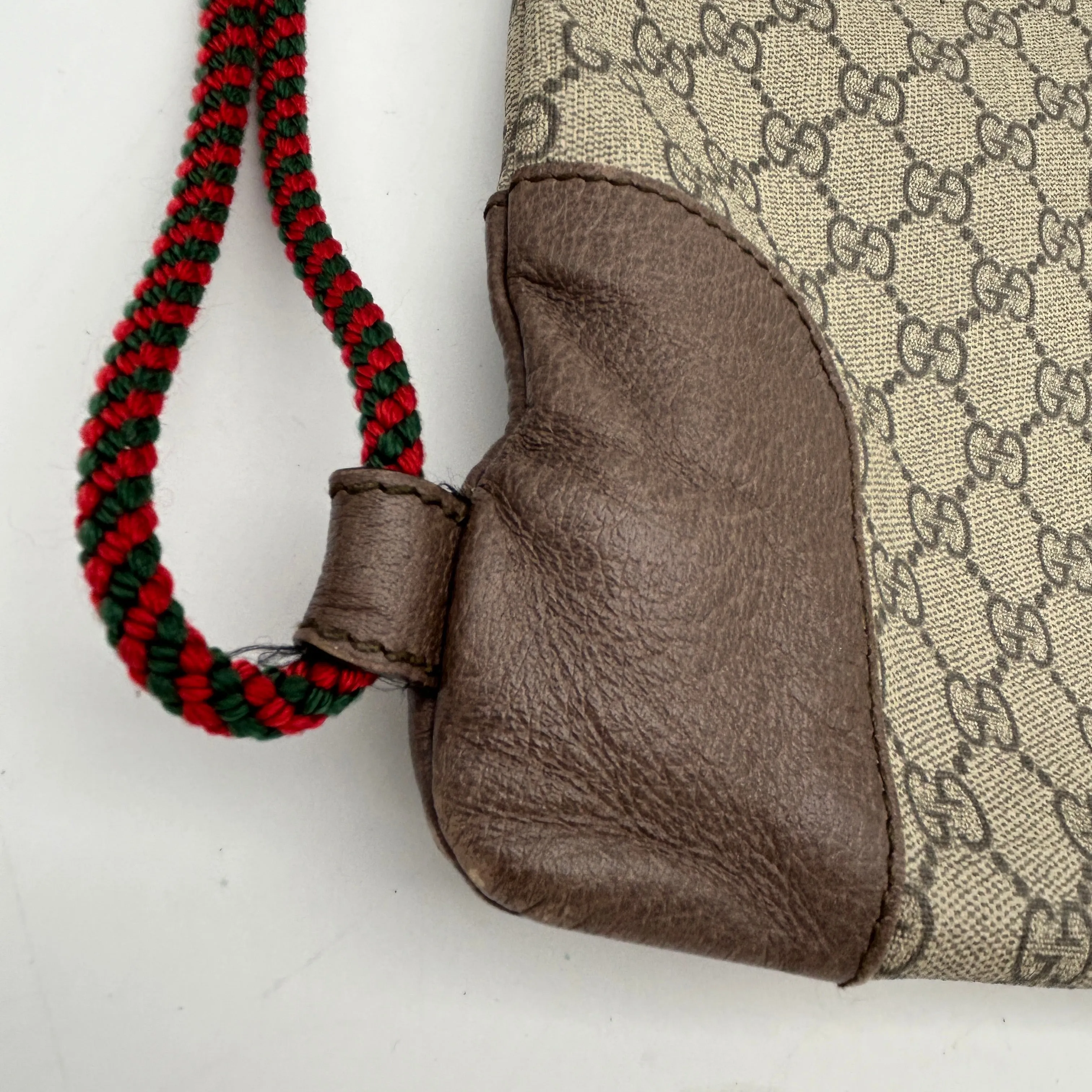 Gucci GG Supreme Coated Canvas Leather Backpack