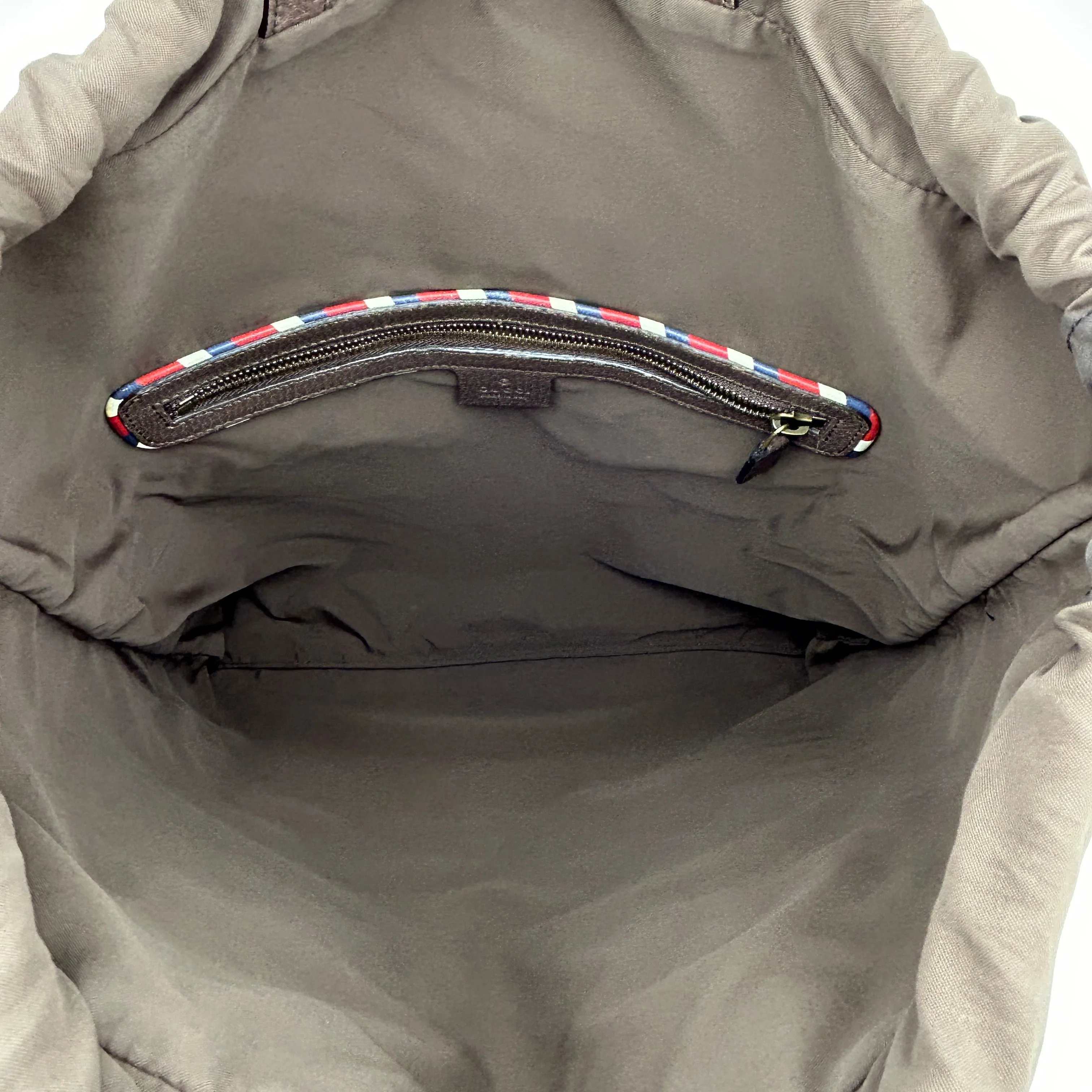 Gucci GG Supreme Coated Canvas Leather Backpack