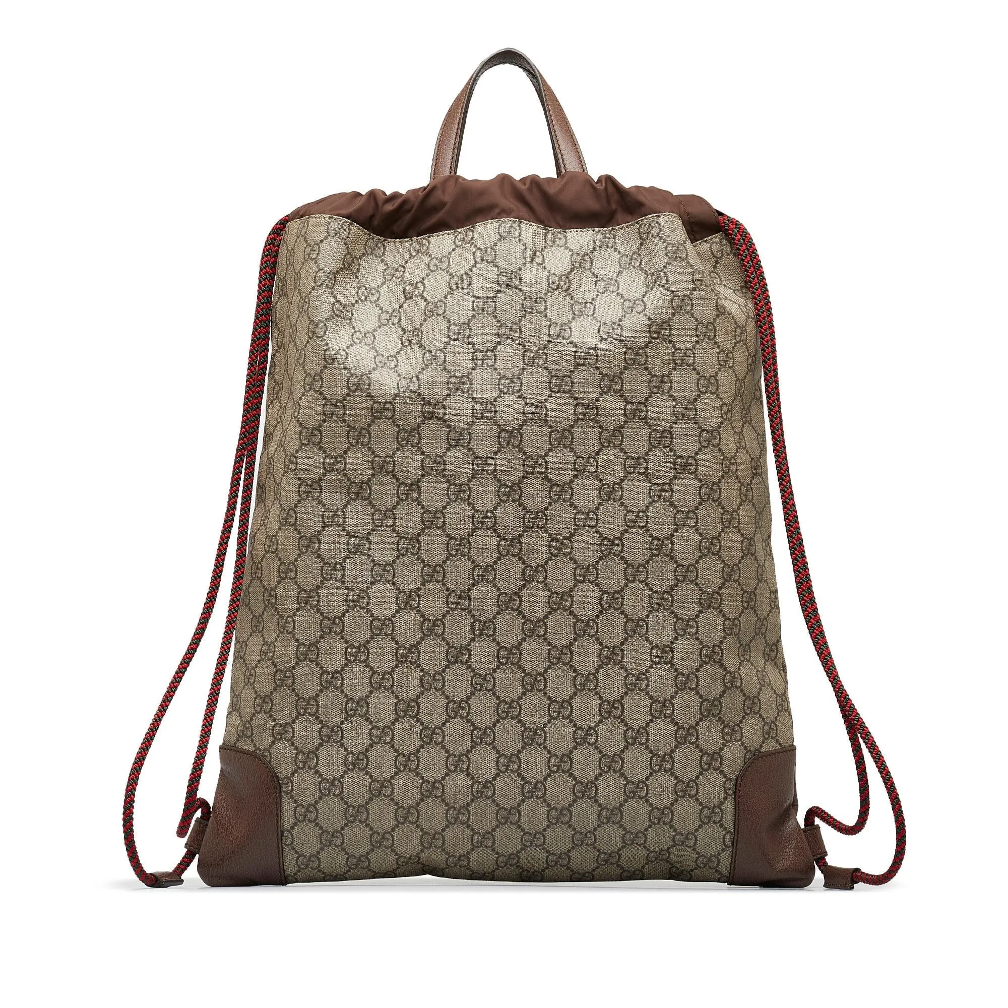 Gucci GG Supreme Courrier Drawstring Backpack (SHG-qOBCtH)
