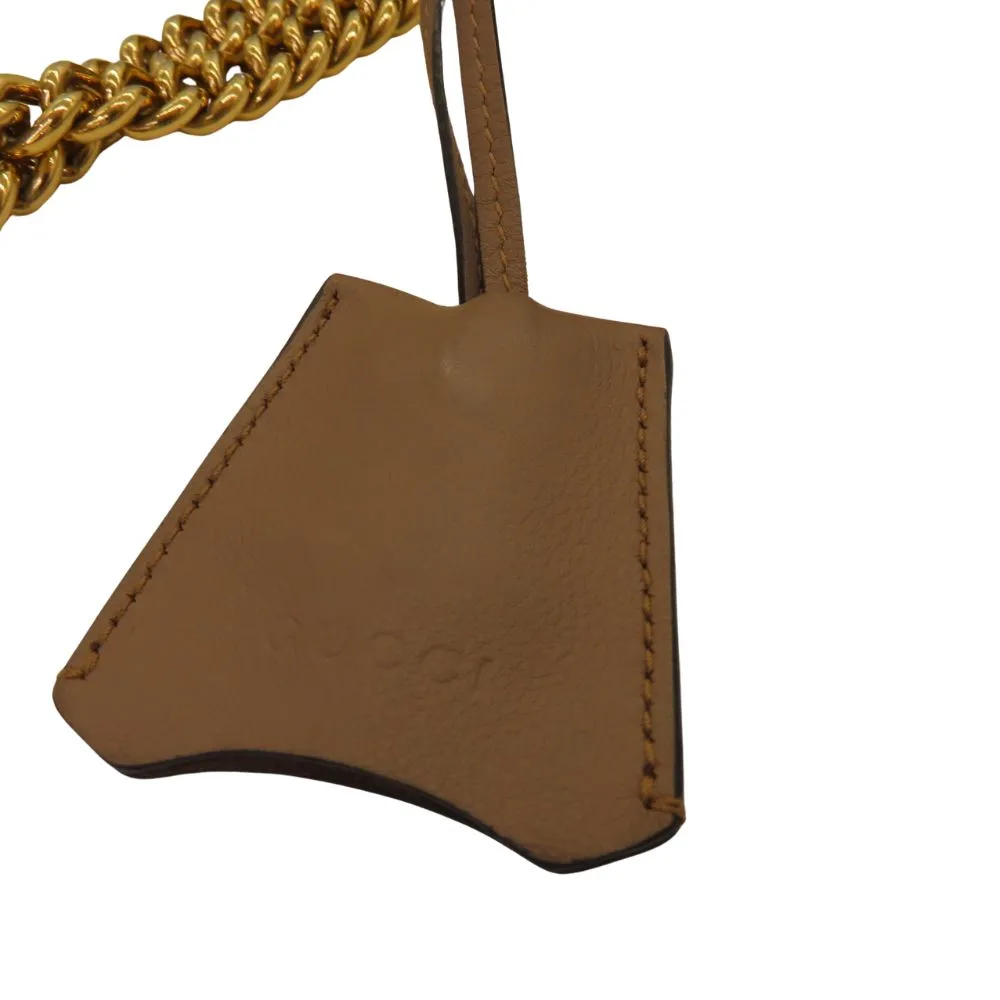 Gucci GG Supreme Pearl Studded Padlock Shoulder Bag