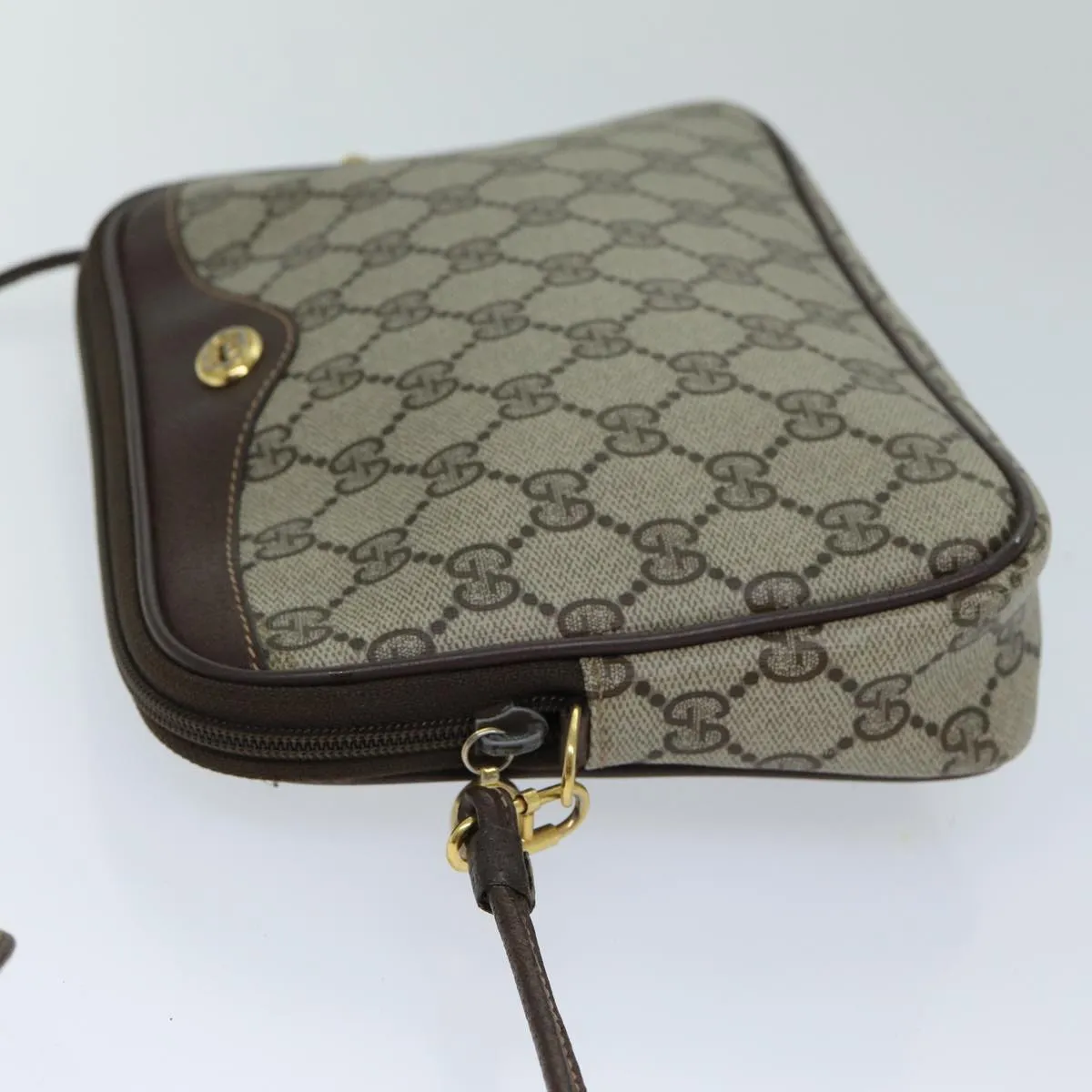 GUCCI GG Supreme Shoulder Bag Beige Brown 97 02 068  ep4465