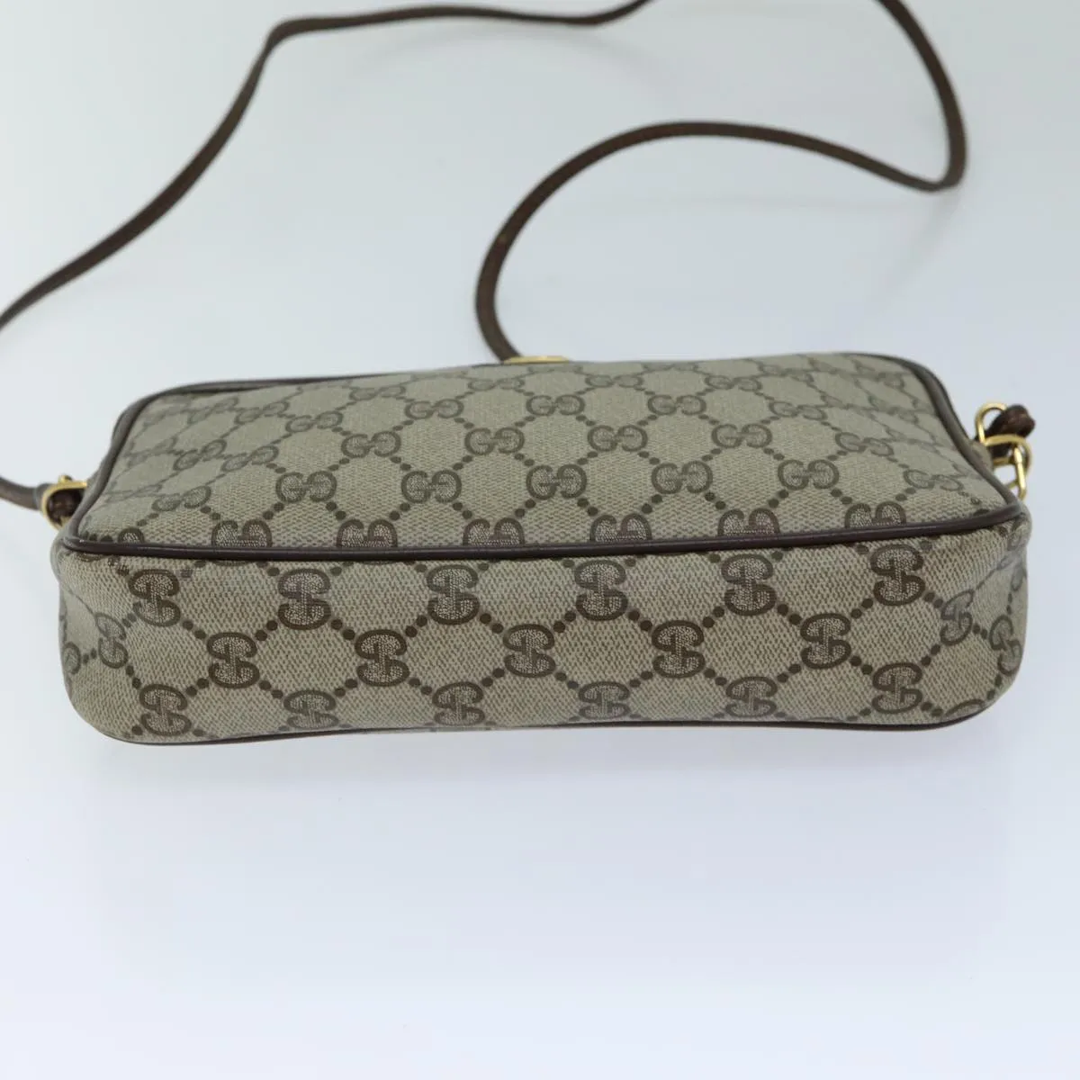 GUCCI GG Supreme Shoulder Bag Beige Brown 97 02 068  ep4465