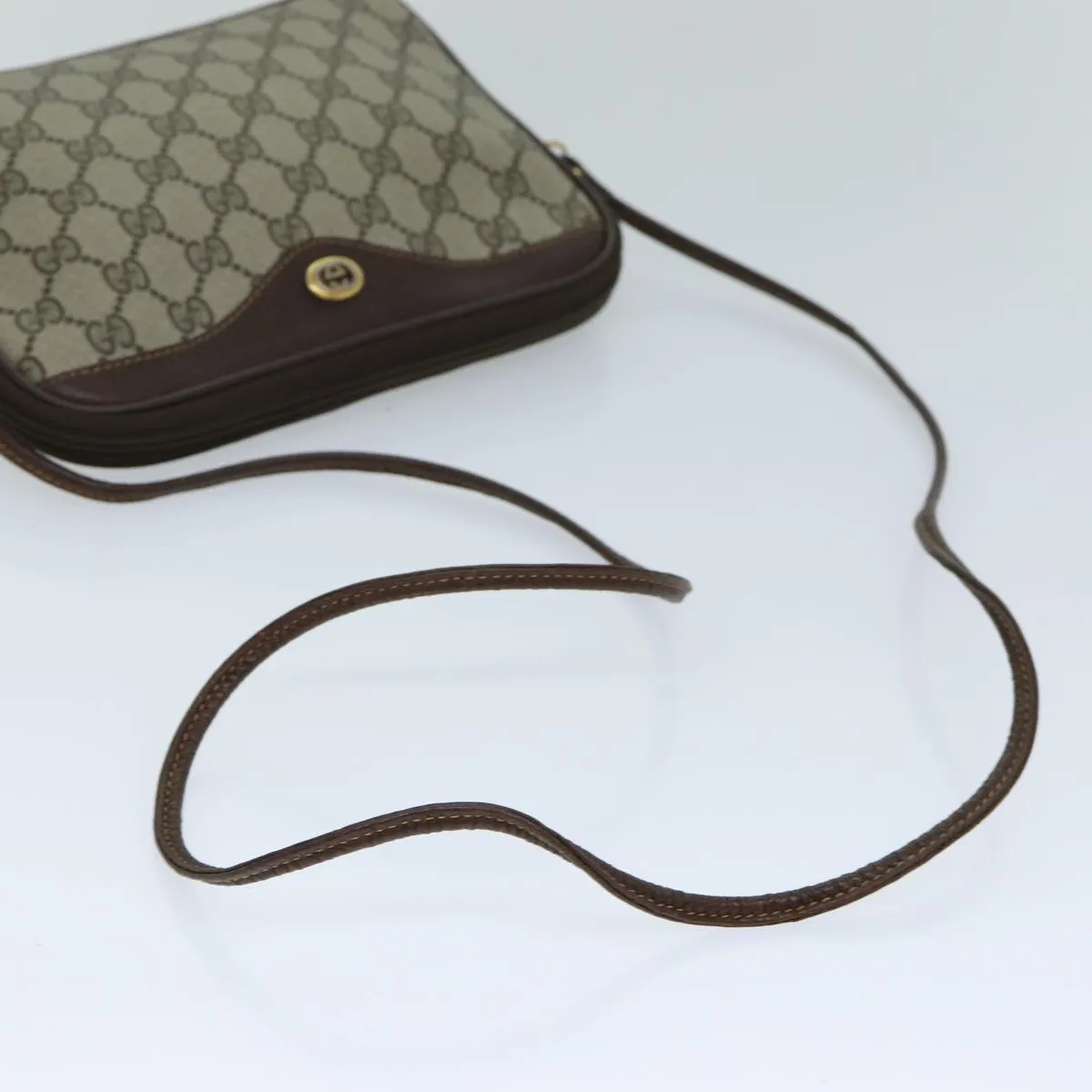 GUCCI GG Supreme Shoulder Bag Beige Brown 97 02 068  ep4465