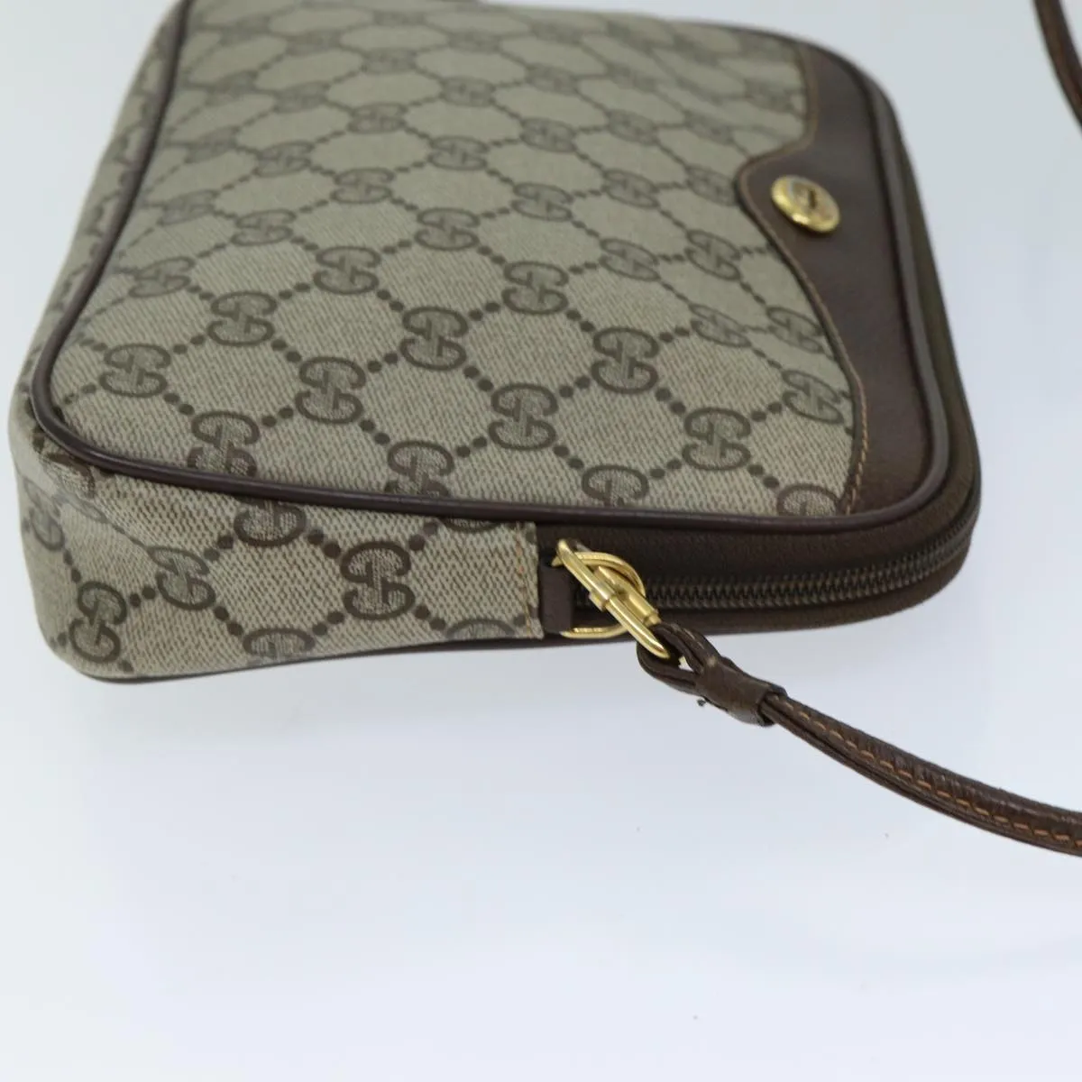 GUCCI GG Supreme Shoulder Bag Beige Brown 97 02 068  ep4465
