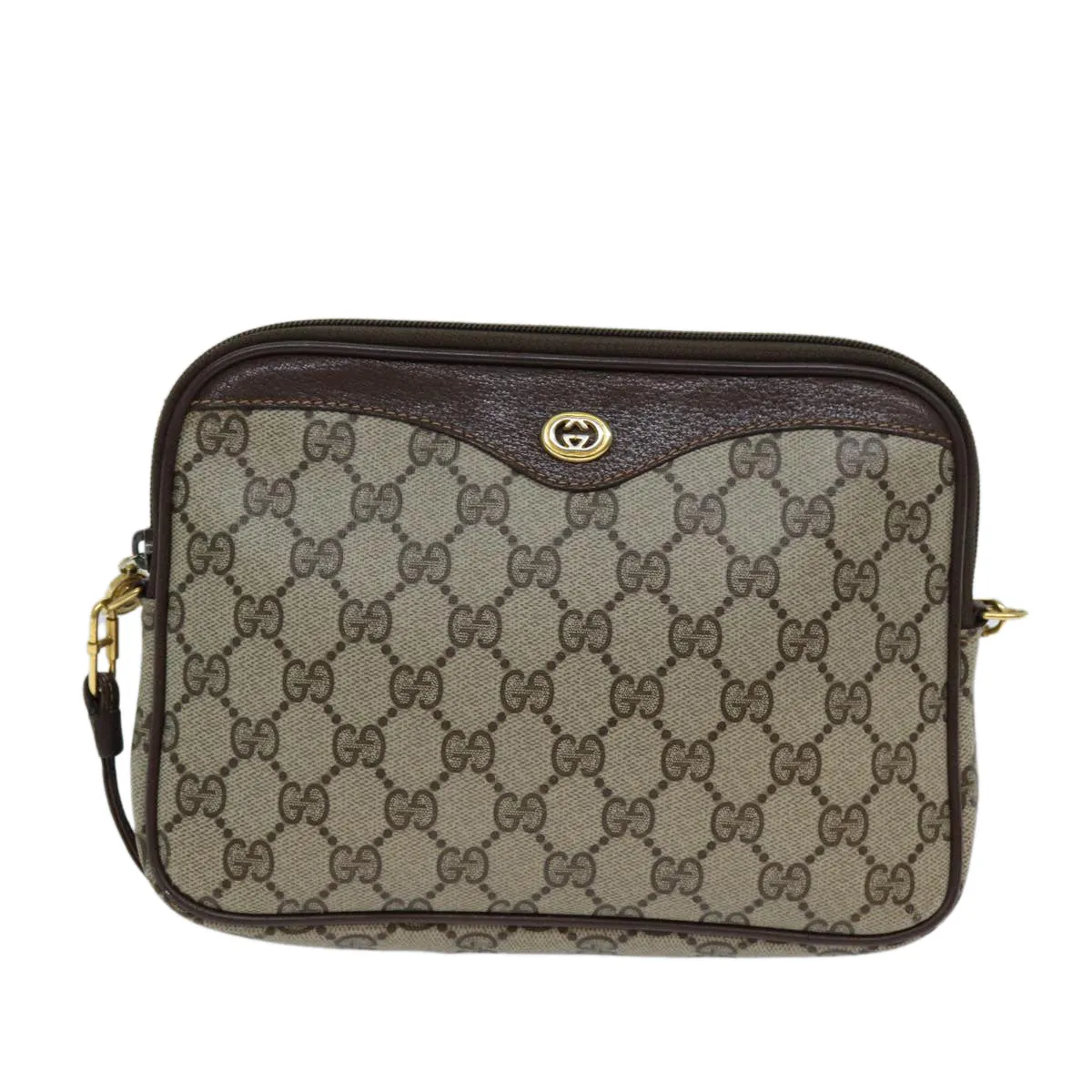 GUCCI GG Supreme Shoulder Bag Beige Brown 97 02 068  ep4465