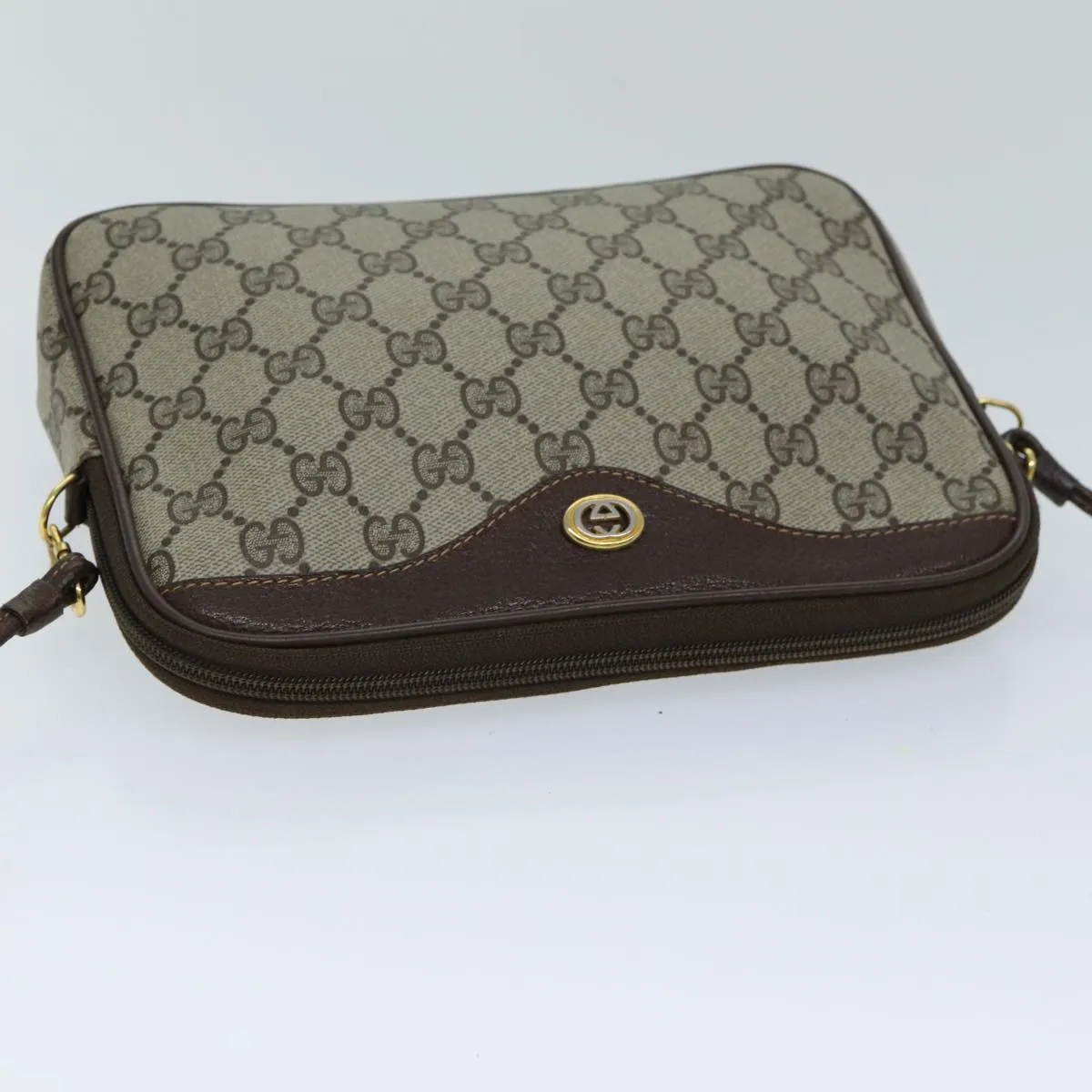GUCCI GG Supreme Shoulder Bag Beige Brown 97 02 068  ep4465