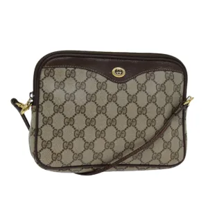GUCCI GG Supreme Shoulder Bag Beige Brown 97 02 068  ep4465