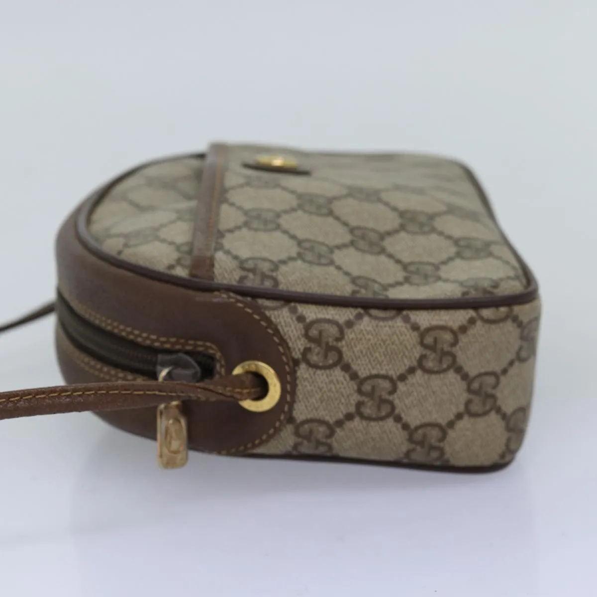 GUCCI GG Supreme Shoulder Bag PVC Beige 116 02 607  12594