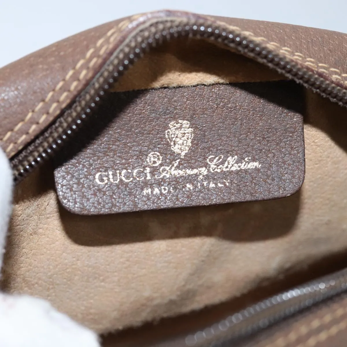GUCCI GG Supreme Shoulder Bag PVC Beige 116 02 607  12594