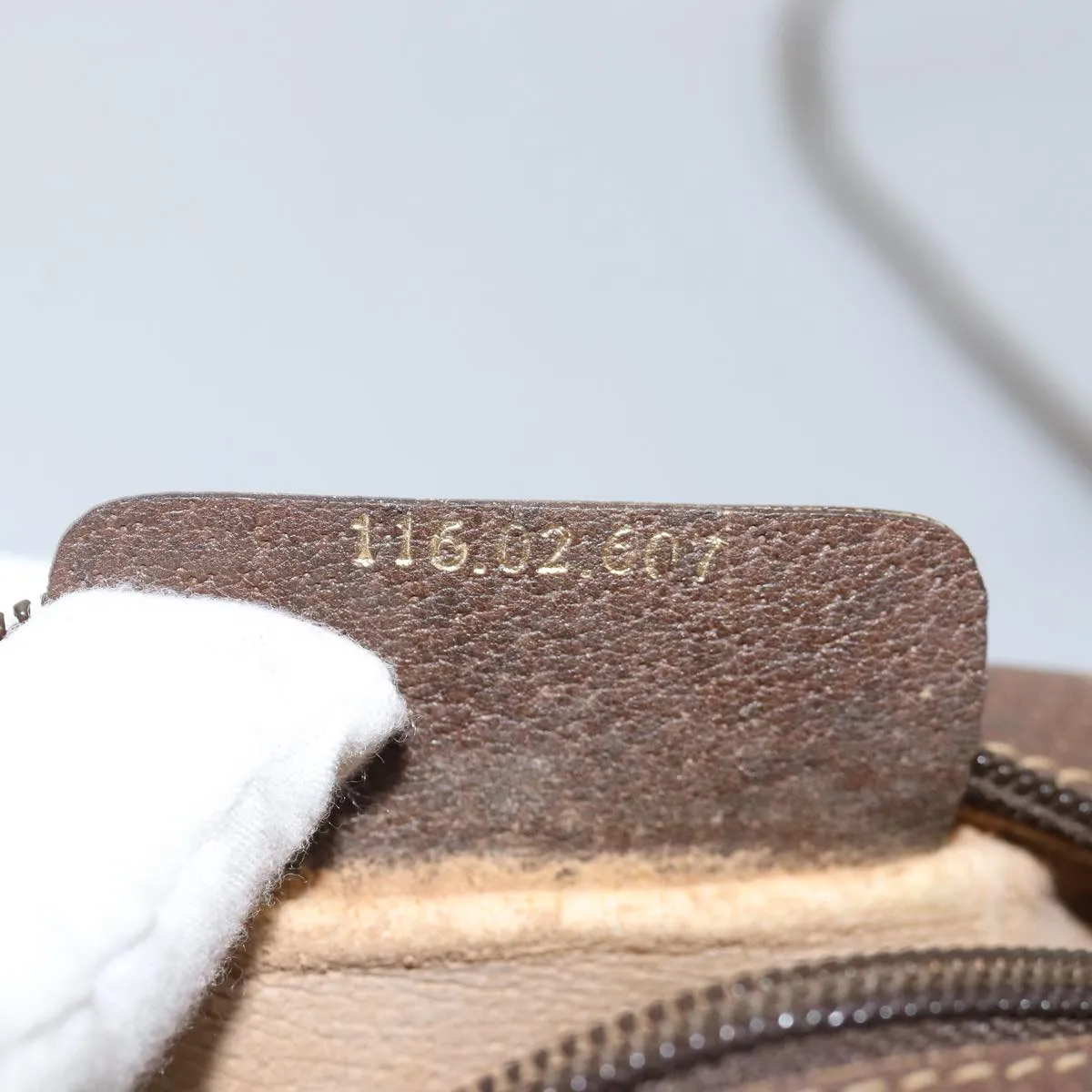 GUCCI GG Supreme Shoulder Bag PVC Beige 116 02 607  12594