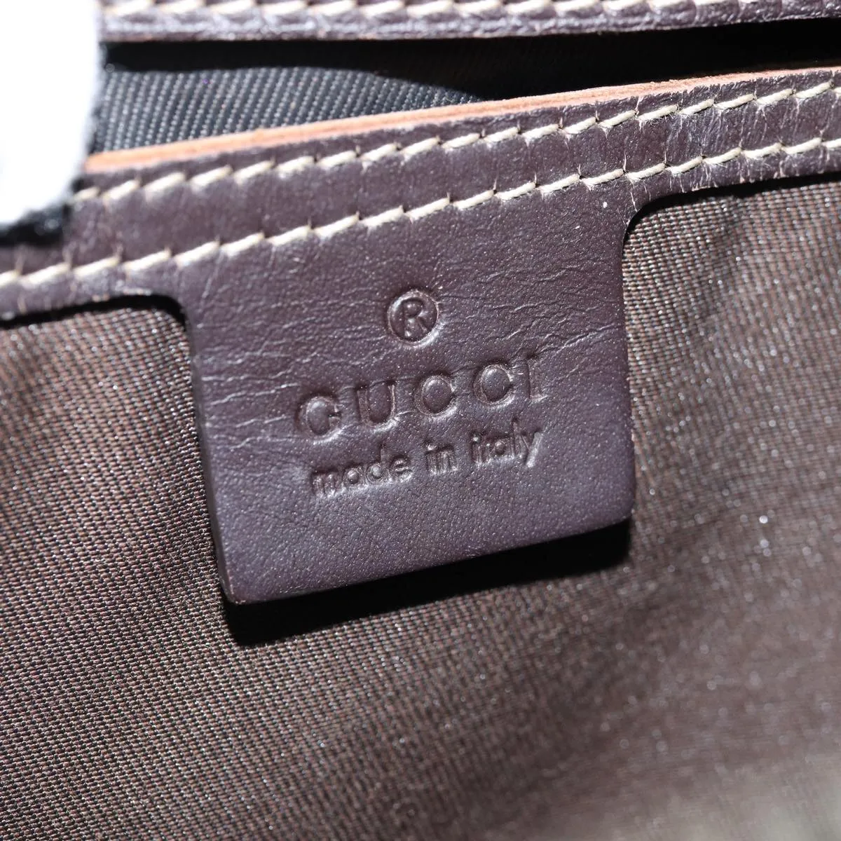 GUCCI GG Supreme Shoulder Bag PVC Beige 211107  ep4581