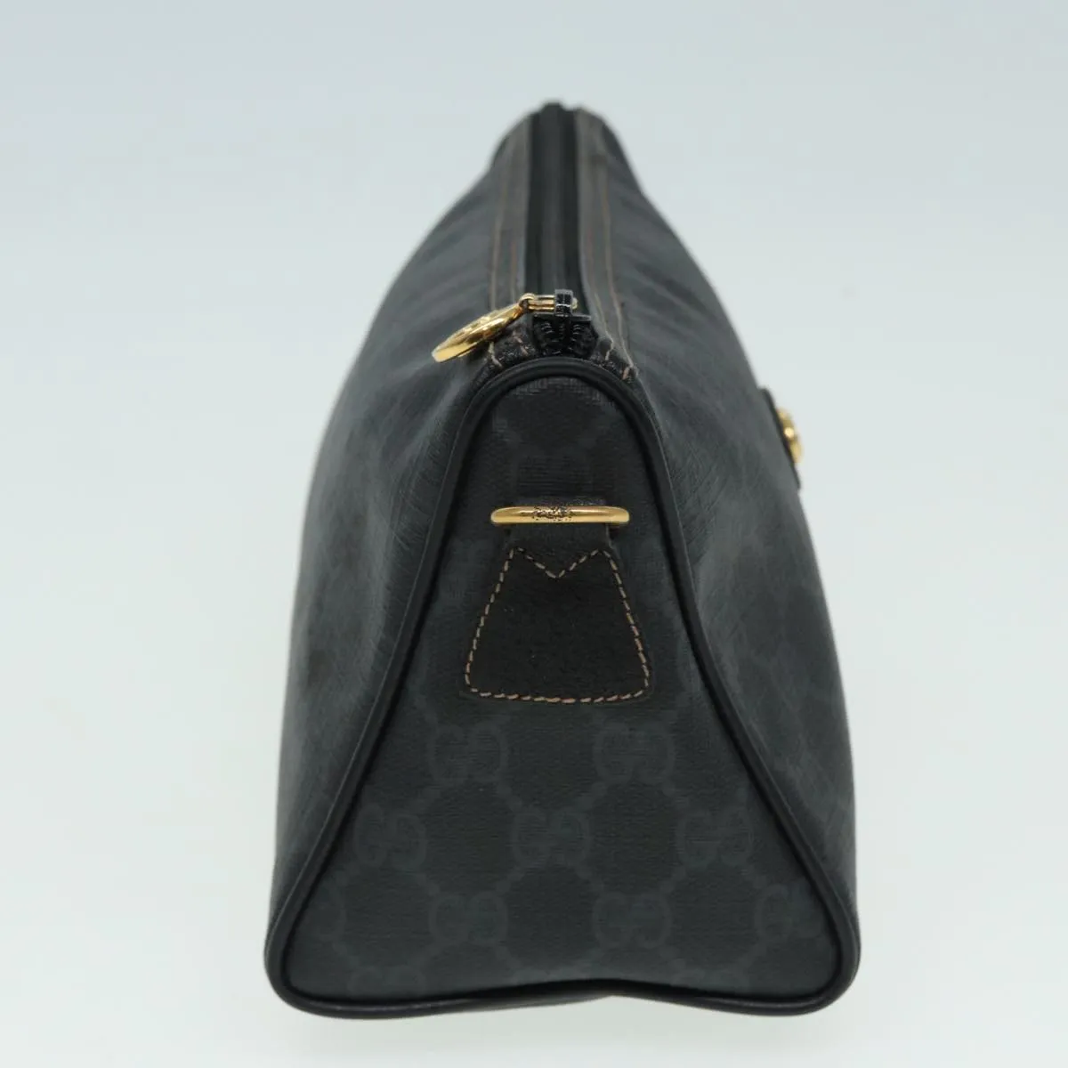 GUCCI GG Supreme Shoulder Bag PVC Black 156 02 086  83391
