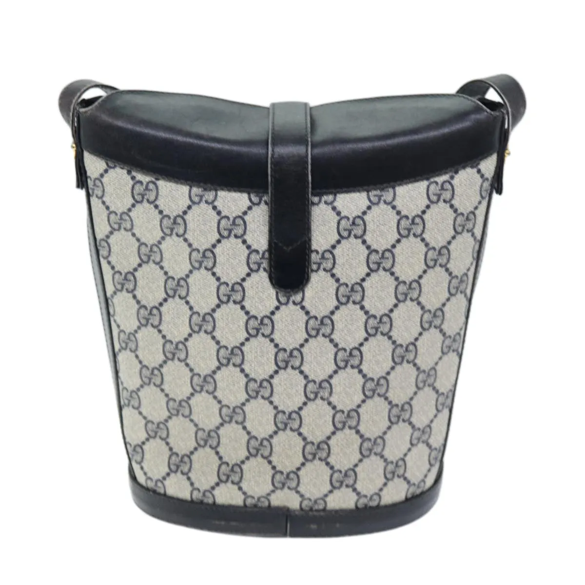 GUCCI GG Supreme Shoulder Bag PVC Navy  12621