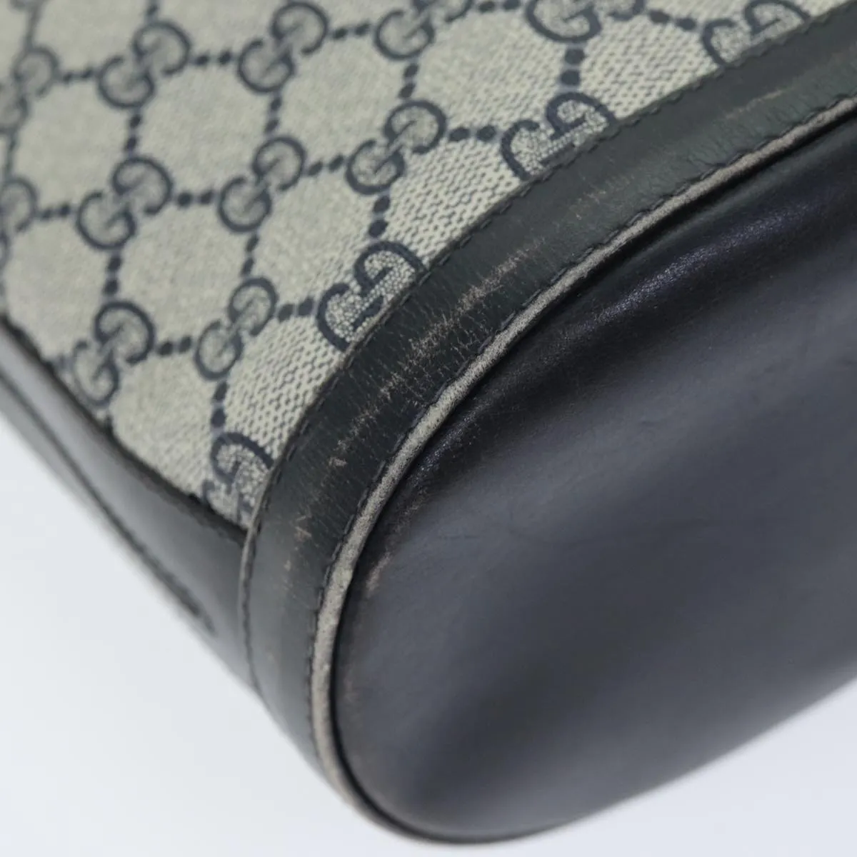 GUCCI GG Supreme Shoulder Bag PVC Navy  12621