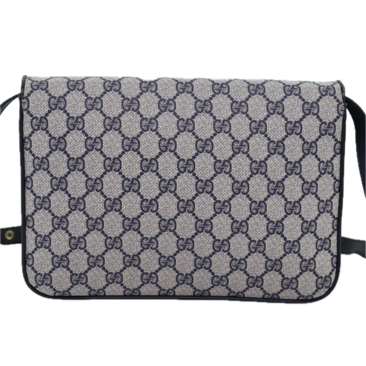 GUCCI GG Supreme Shoulder Bag PVC Navy  ep4236