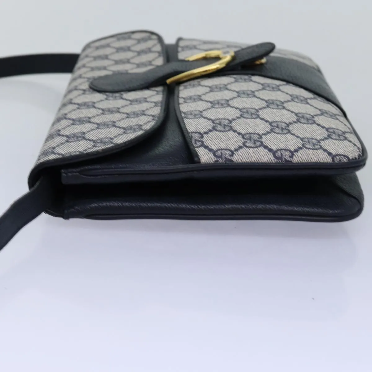 GUCCI GG Supreme Shoulder Bag PVC Navy  ep4236
