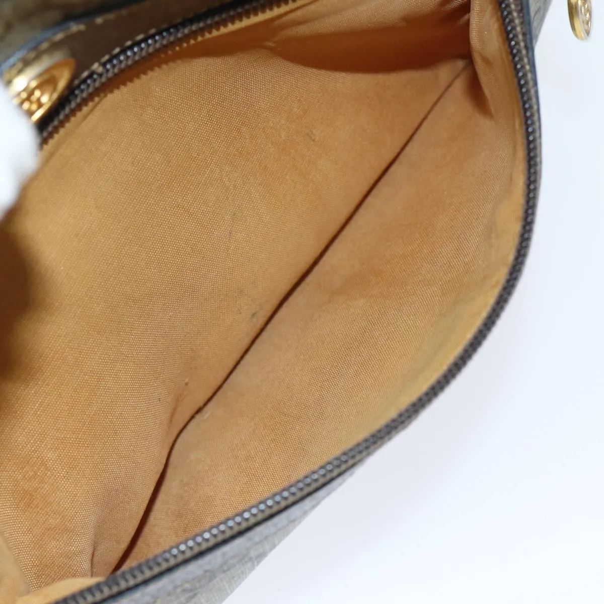 GUCCI GG Supreme Web Sherry Line Shoulder Bag PVC Beige 32 02 004  80804