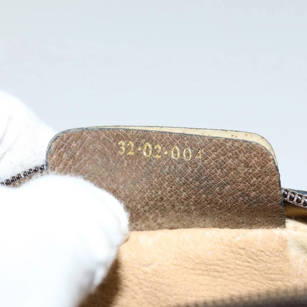 GUCCI GG Supreme Web Sherry Line Shoulder Bag PVC Beige 32 02 004  80804