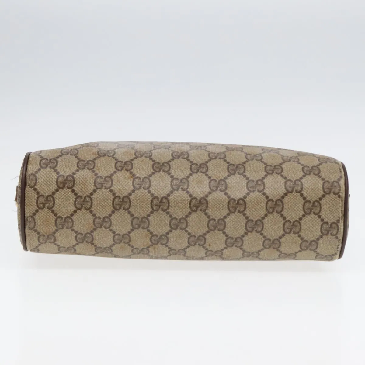 GUCCI GG Supreme Web Sherry Line Shoulder Bag PVC Beige Red 56 02 088  84753