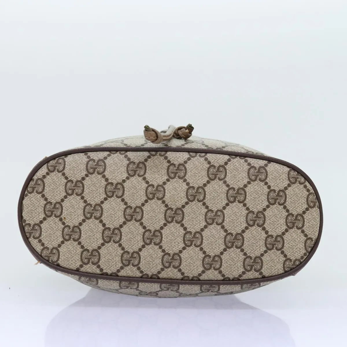 GUCCI GG Supreme Web Sherry Line Shoulder Bag Red Beige 41 02 034  12678