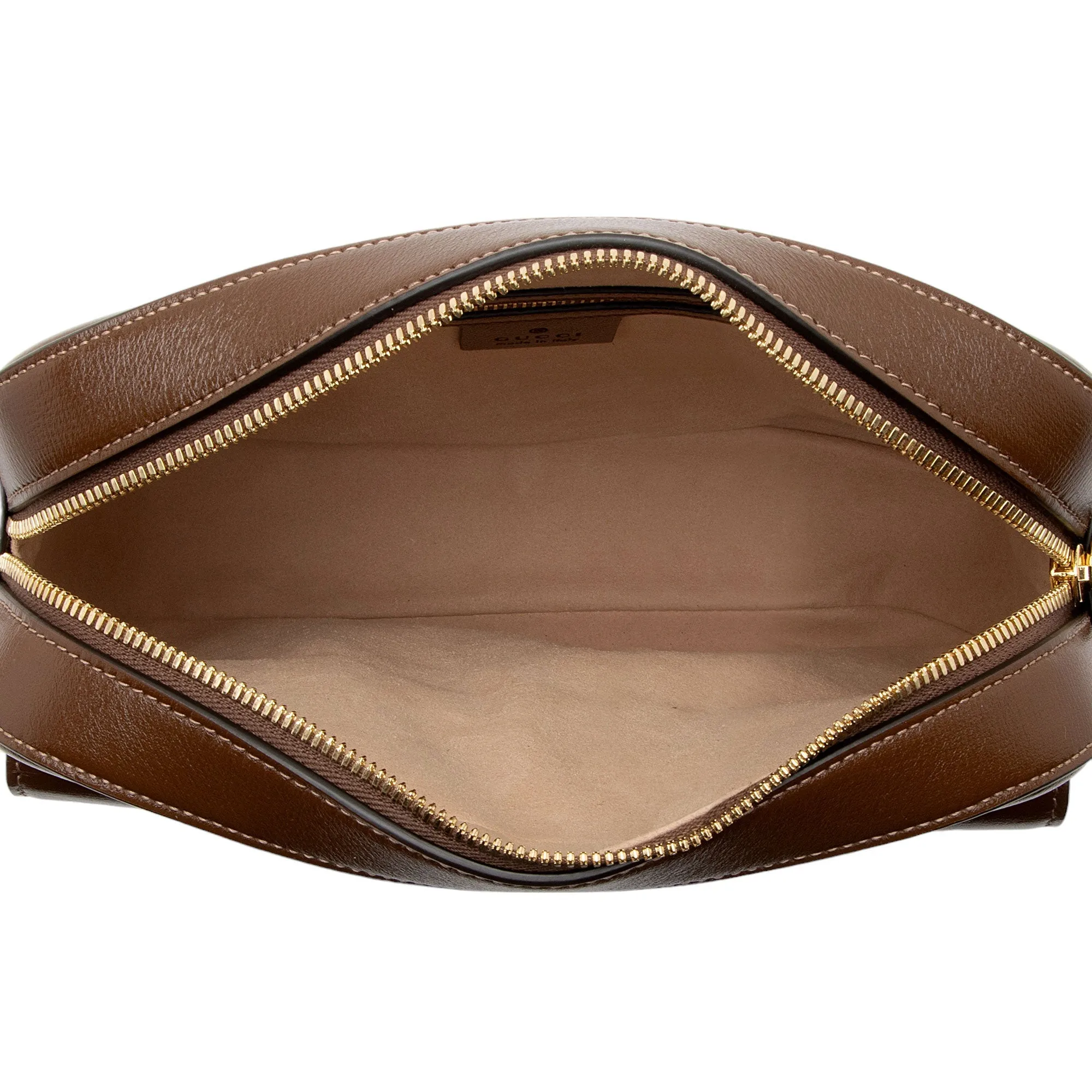 Gucci Glazed Calfskin Horsebit 1955 Small Shoulder Bag (SHF-TAIGrQ)