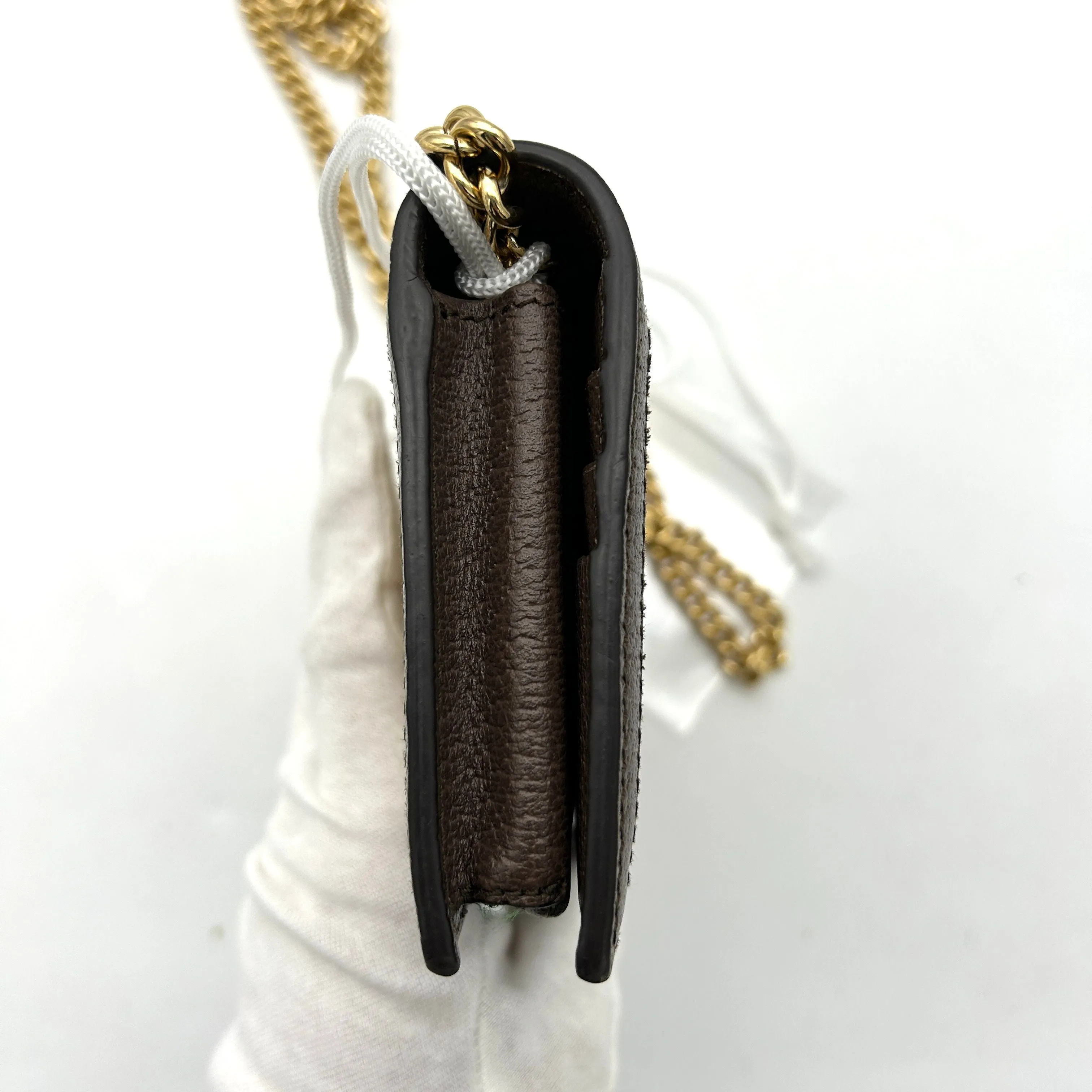 GUCCI Gucci x adidas Chain Logo Shoulder Bag Unisex Yellow Brown LA43734