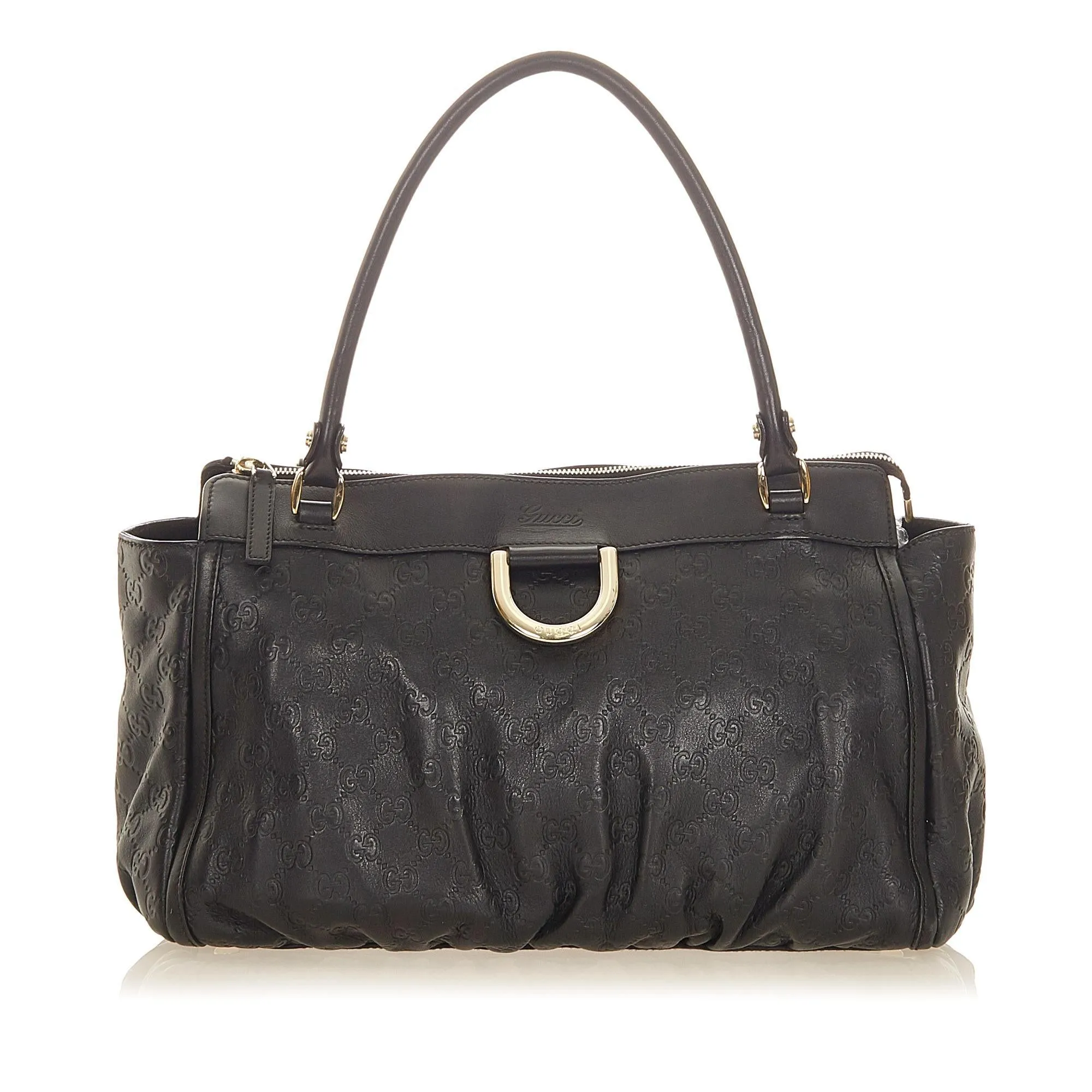 Gucci Guccissima Abbey D-Ring Shoulder Bag (SHG-31680)