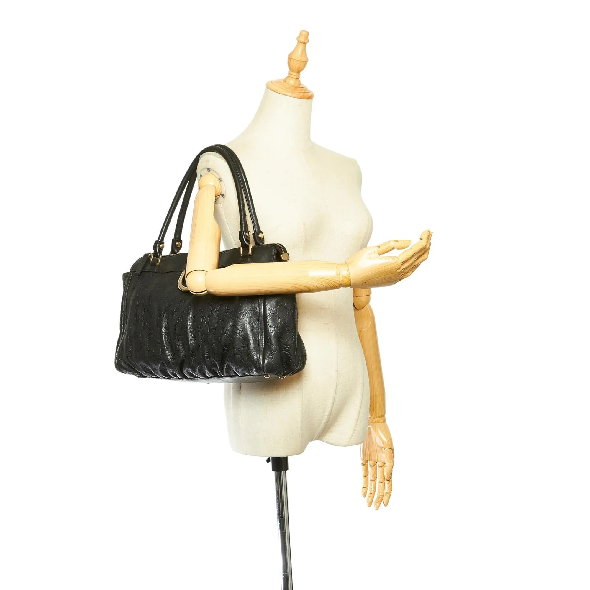 Gucci Guccissima Abbey D-Ring Shoulder Bag (SHG-31680)