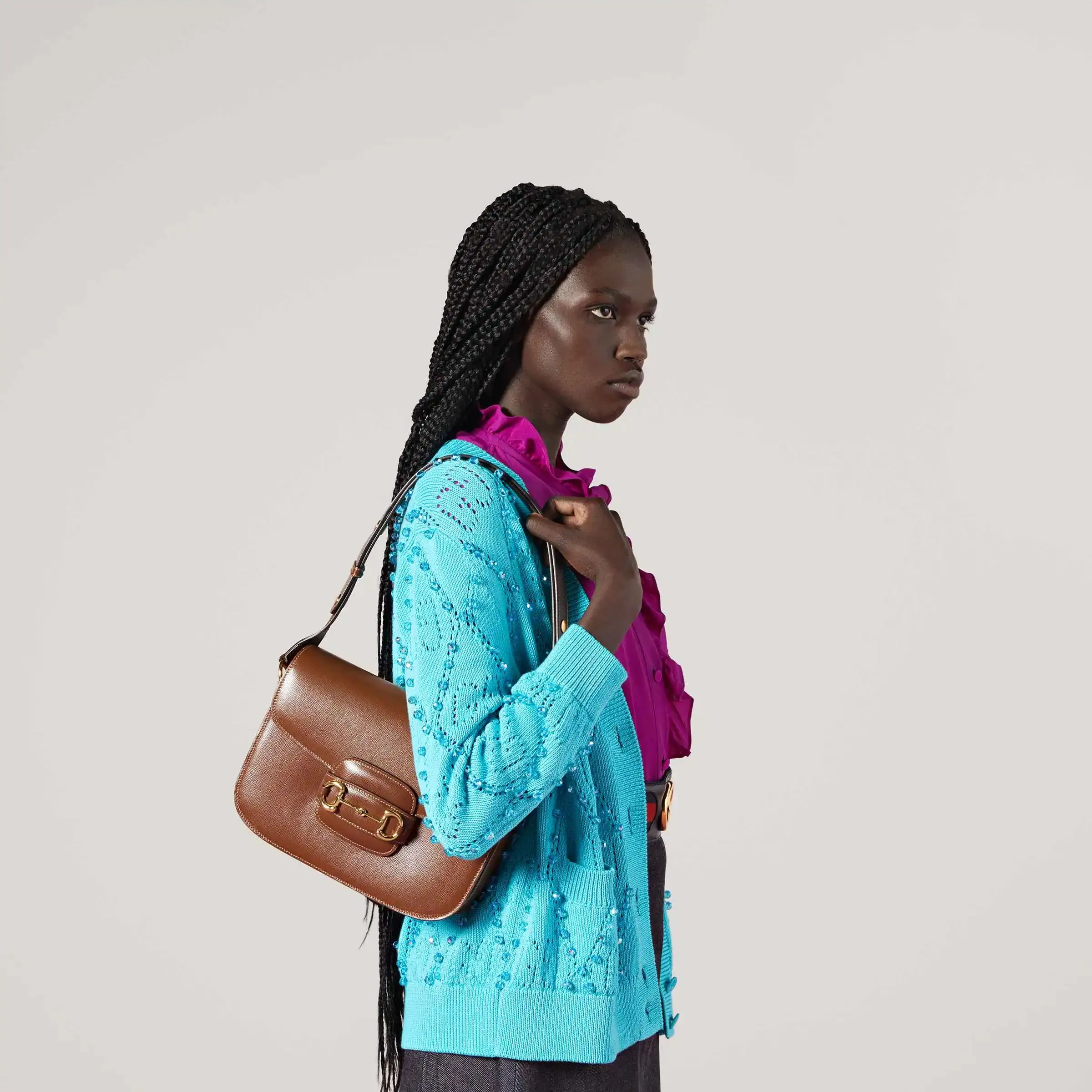 Gucci Horsebit 1955 shoulder bag Brown