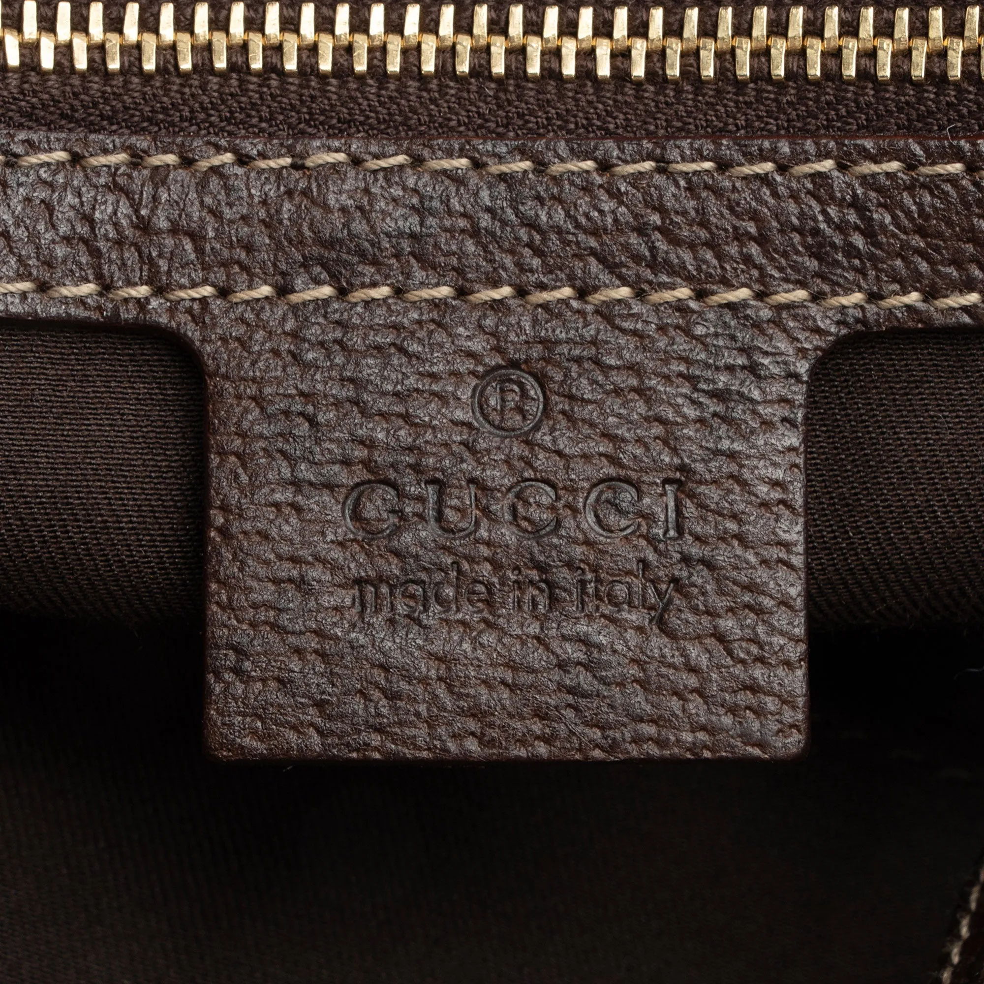 Gucci Horsebit Canvas Shoulder Bag (SHF-t8v4XG)