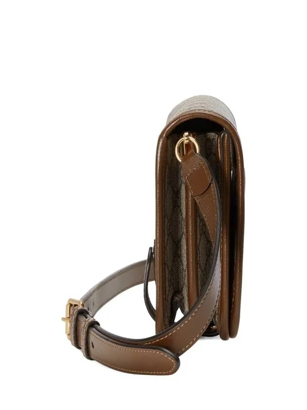 Gucci Interlocking G Mini Shoulder Bag Brown