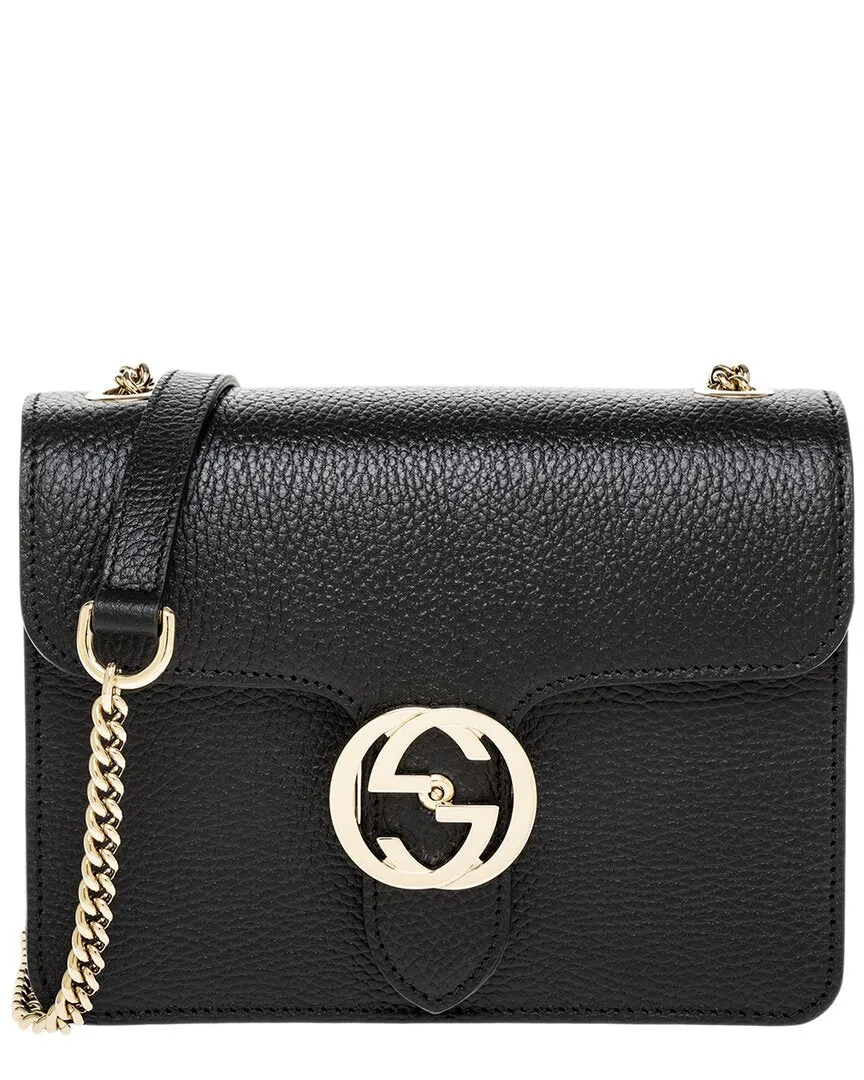 Gucci Interlocking G Small Leather Shoulder Bag