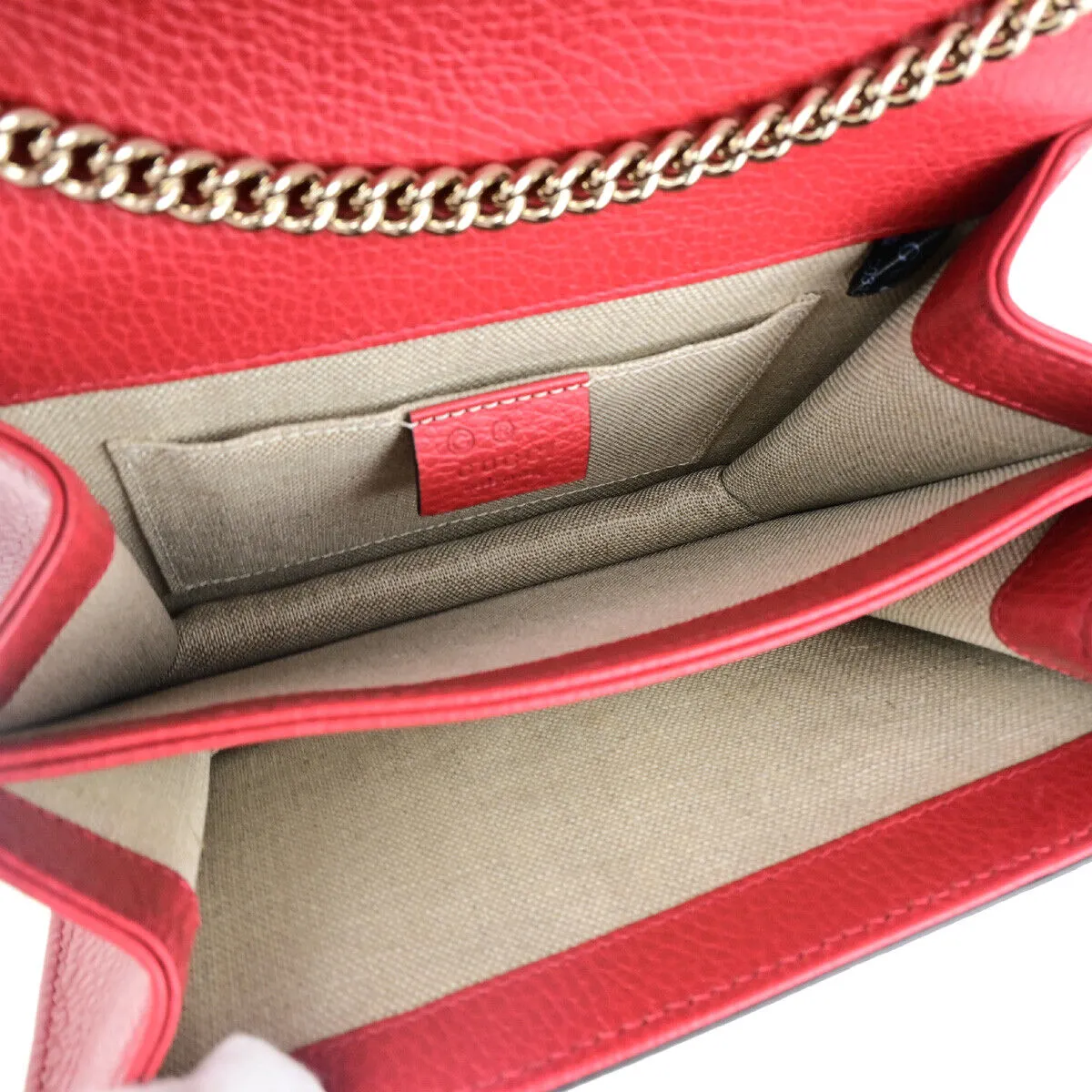 Gucci Interlocking  Leather Shoulder Bag ()