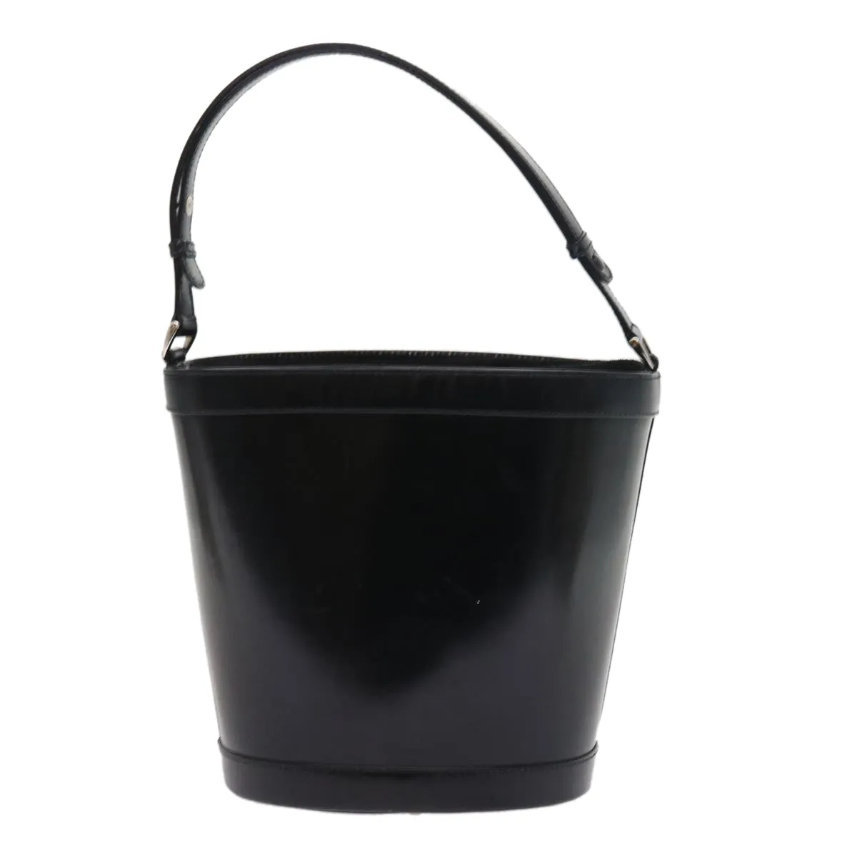 GUCCI Interlocking Shoulder Bag Patent leather Black  8931